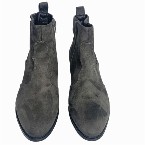 Comfortview Faux Suede Ankle Boots 11 Grey - Picture 2 of 10